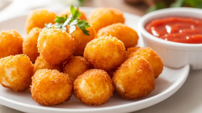 Recette Bouchées de mozzarella croustillantes au Airfryer