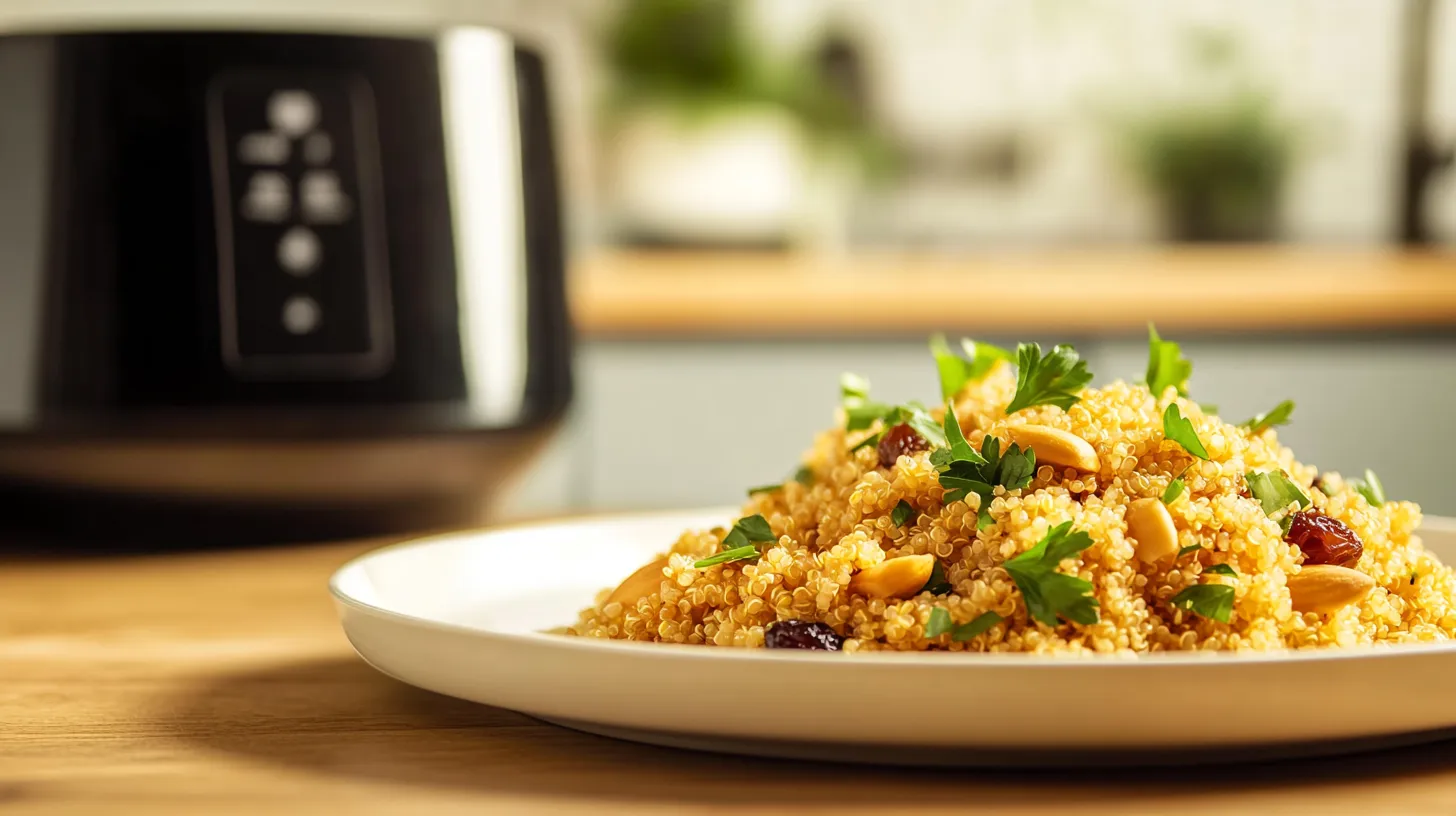 Recette Quinoa Aux Amandes Et Raisins Au Airfryer