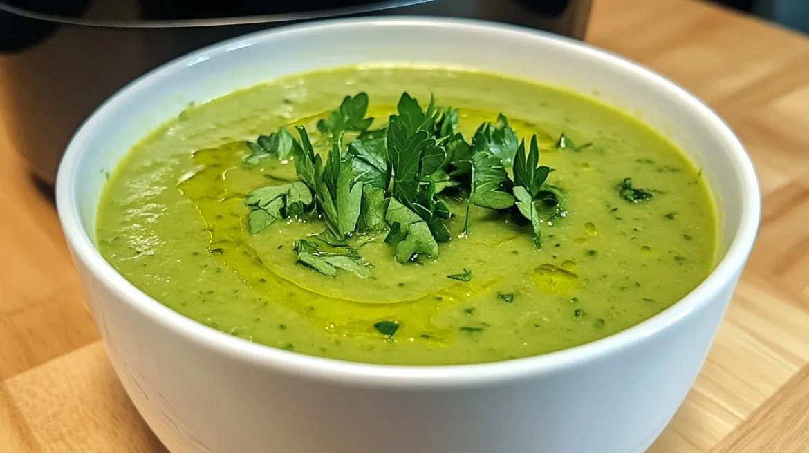 Recette Soupe Detox Aux Légumes Verts Au Airfryer
