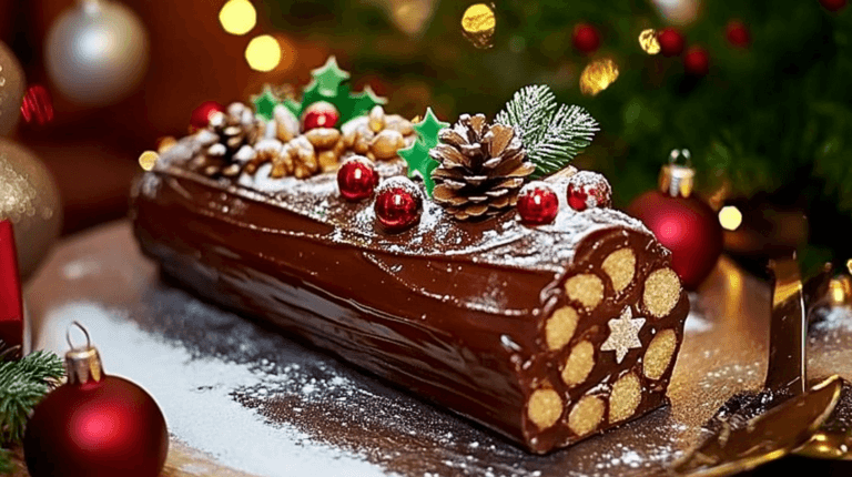 Recette Bûche De Noël Chocolat Noisette Au Airfryer