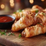 feuilletés à la saucisse au Airfryer