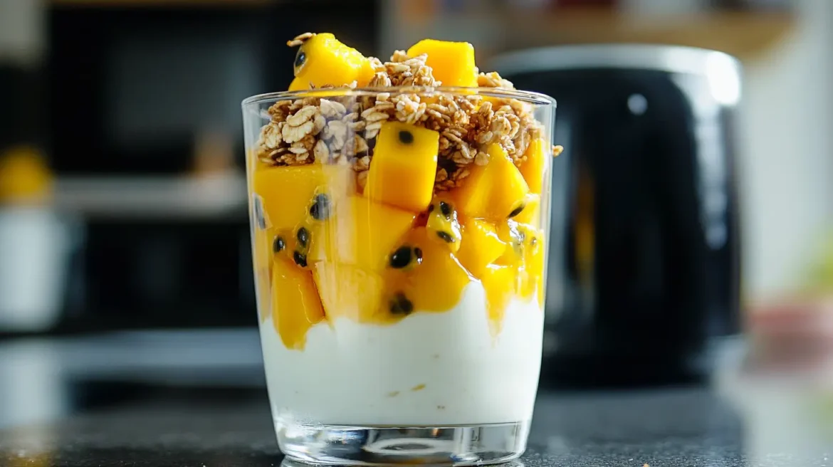 Recette Verrines Légères Mangue Passion Au Airfryer