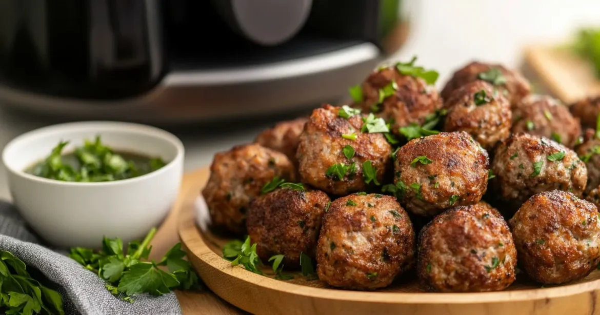 Boulettes De Viande Aux Herbes Au Airfryer