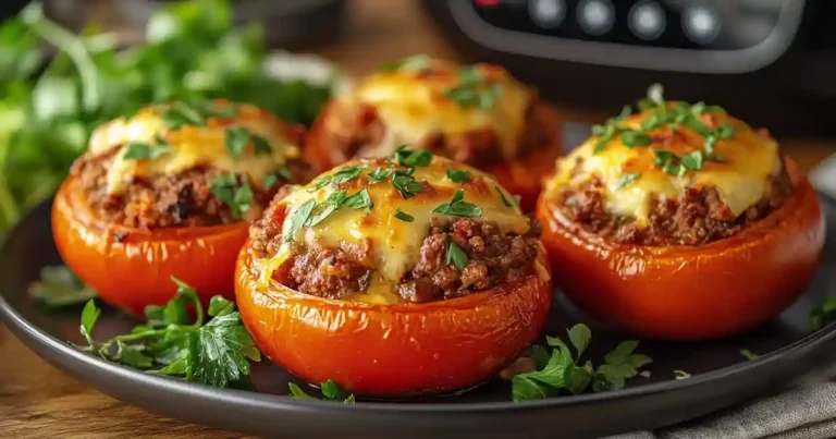 Recette Tomates farcies au Airfryer Recette Des Tomates Farcies Au Airfryer