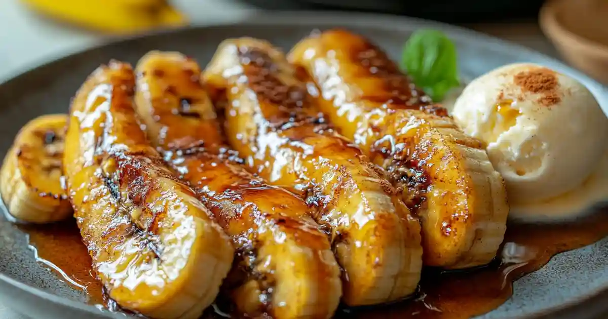 Banane Rôtie Au Airfryer