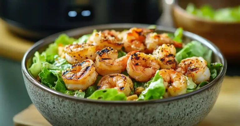 Salade César Aux Crevettes Grillées
