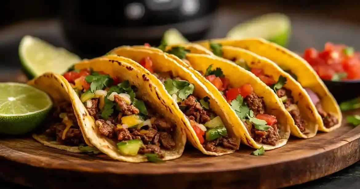 Recette Tacos de bœuf au Airfryer Tacos De Bœuf Au Airfryer