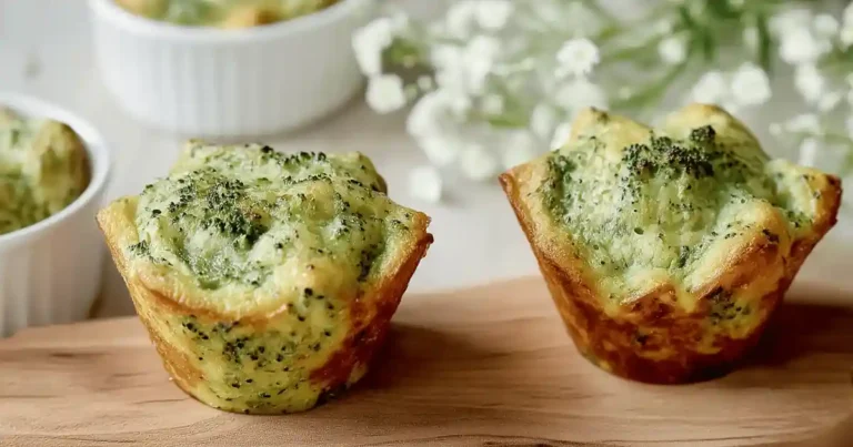Flans De Brocolis Au Airfryer