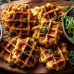 Gaufres Salées Au Fromage Et Pommes De Terre Au Airfryer
