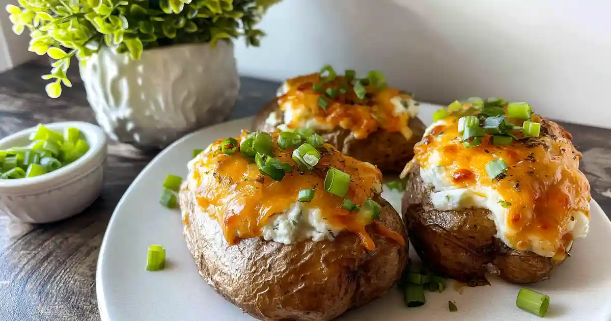 Pommes De Terre Farcies Façon Raclette Au Airfryer