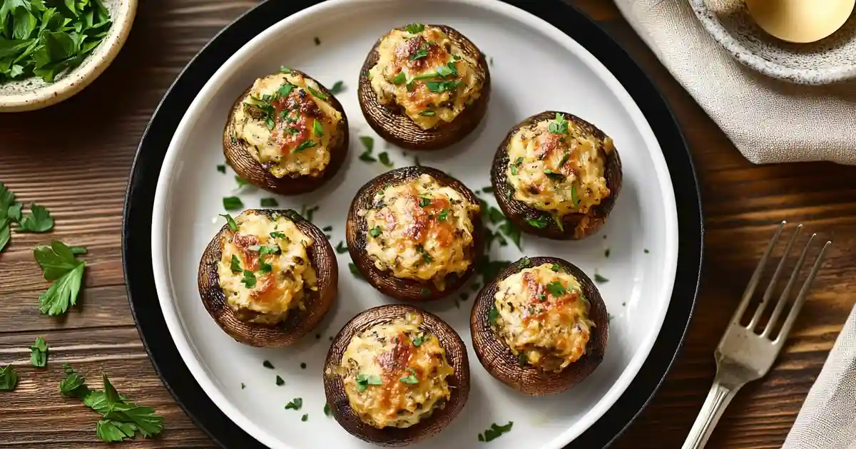 Recette Champignons Farcis Au Airfryer