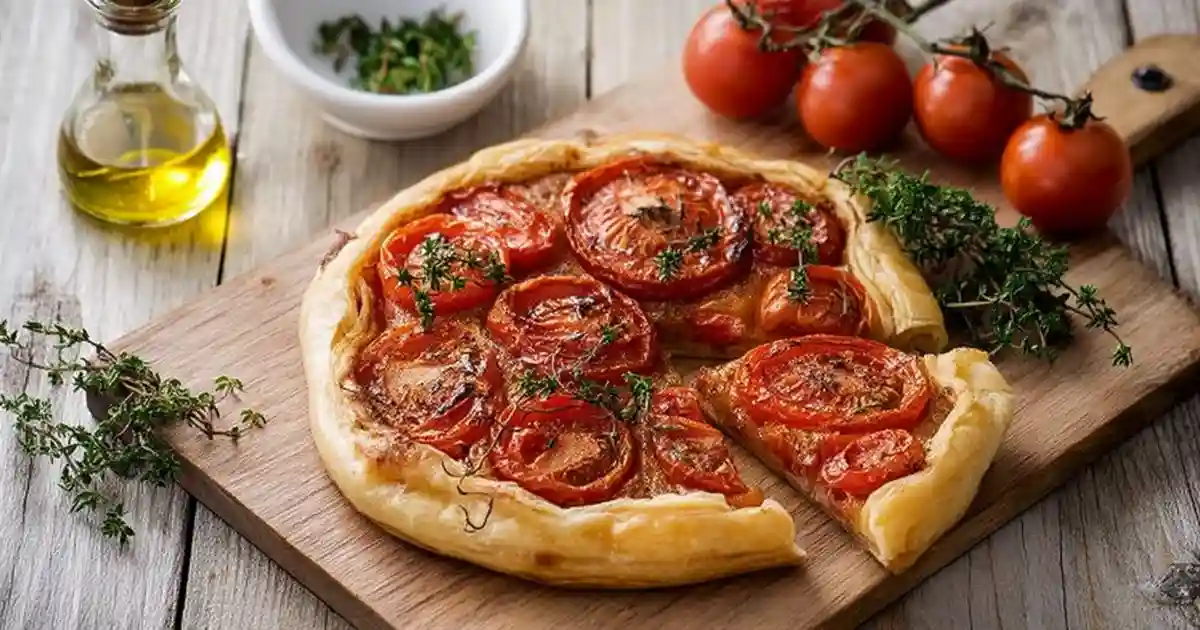 Tarte Fine Tomate Moutarde Au Airfryer