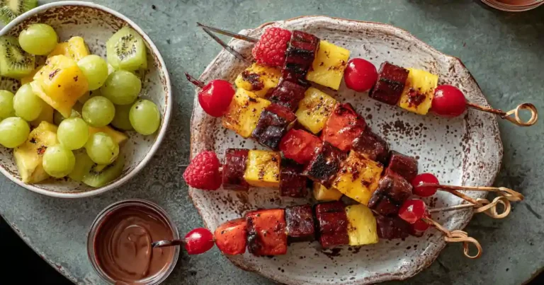Brochettes De Fruits Grillés Au Airfryer
