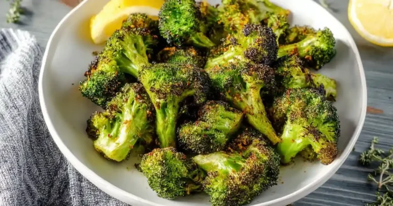 Brocolis Rôtis Au Airfryer