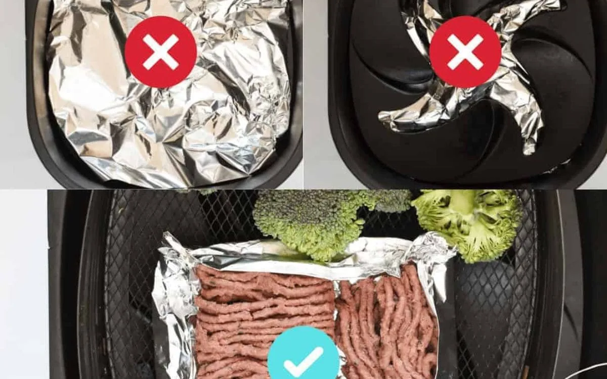Comment Papier Aluminium Dans Un Air Fryer