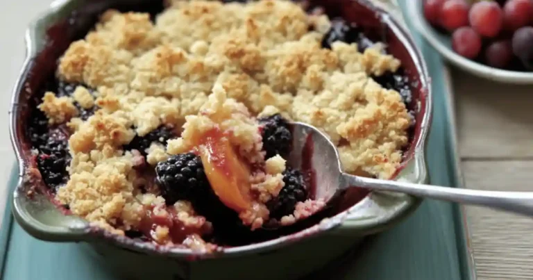 Crumble Abricots Et Mûres Au Airfryer