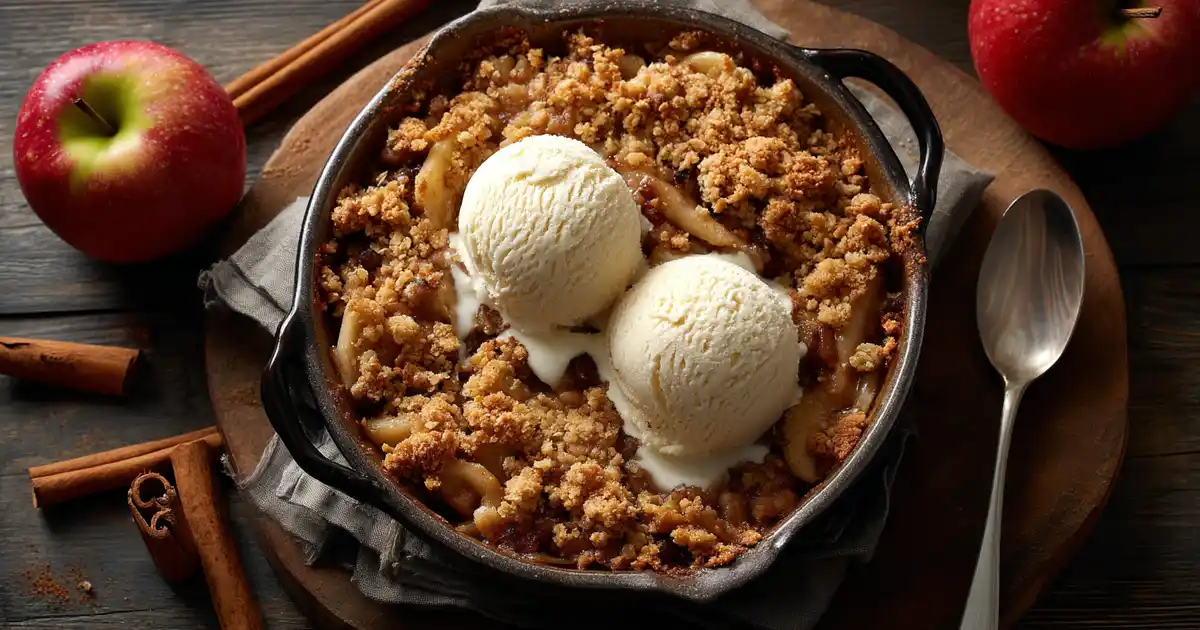 Crumble Aux Pommes Au Airfryer