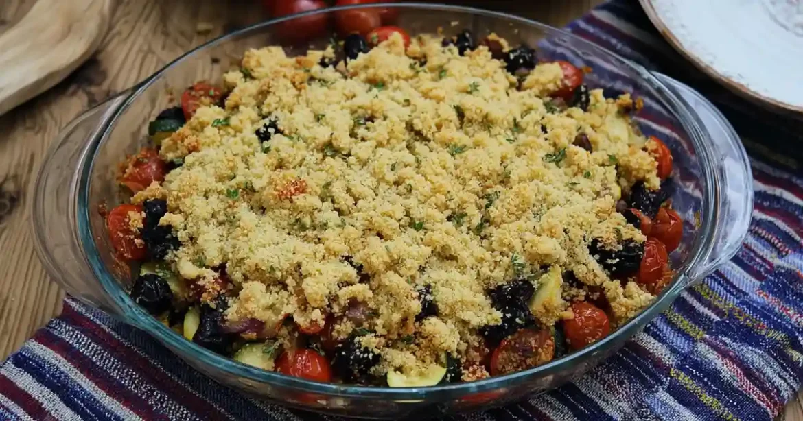 Crumble Salé Aux Légumes D’été Au Airfryer