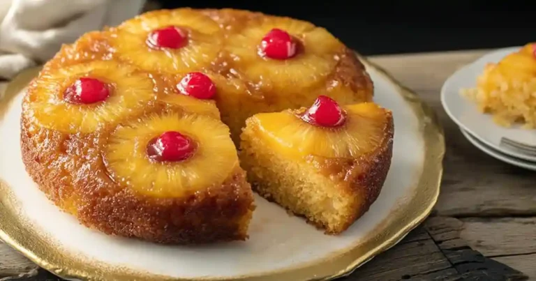 Gâteau Renversé À L’ananas Au Airfryer