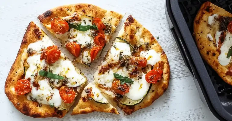 Pizza Au Pain Naan Au Airfryer