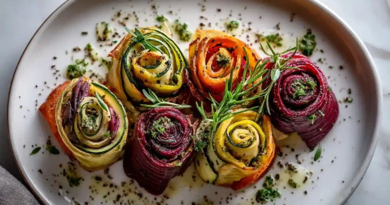 Roses Feuilletées De Légumes Au Airfryer