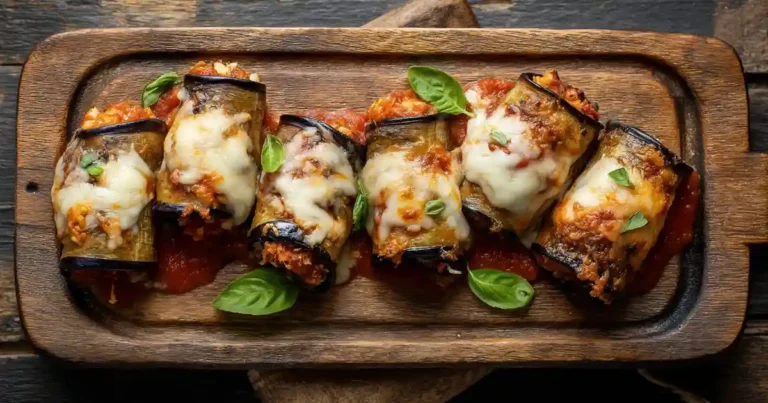Roulés D’aubergine Façon Parmesan Au Airfryer