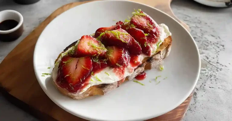 Tartines Aux Fraises Grillées Au Airfryer