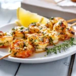 Brochettes De Crevettes Marinées Au Airfryer