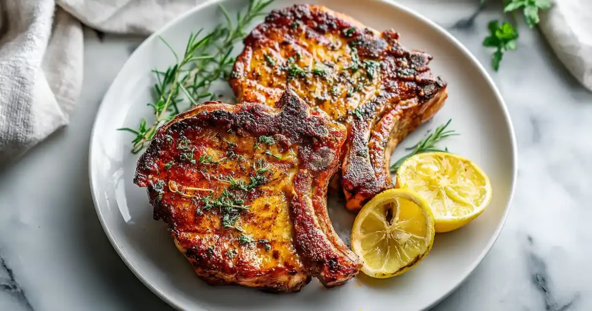 Côtelettes de porc marinées au Airfryer Côtelettes De Porc Marinées Au Airfryer