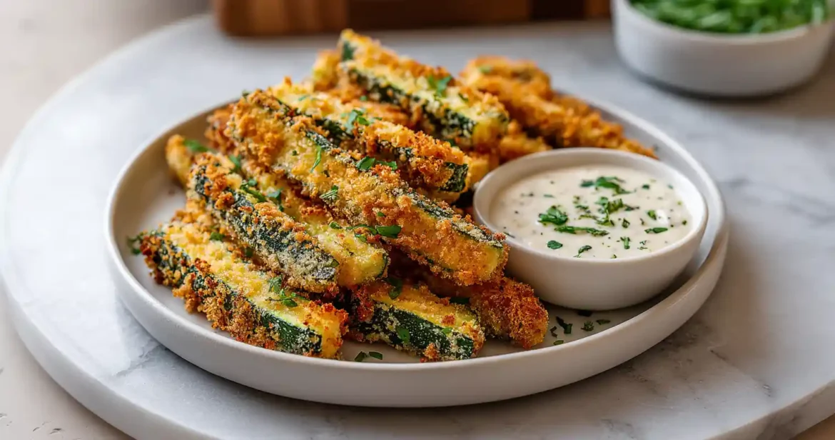 Frites de courgettes croustillantes au Airfryer Frites De Courgettes Croustillantes Au Airfryer