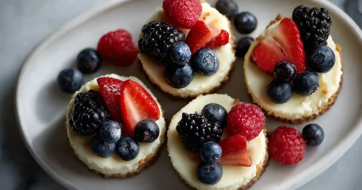 Mini Cheesecakes Aux Fruits Rouges Au Airfryer