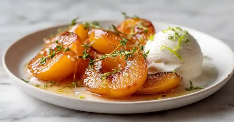 Pêches Rôties Au Airfryer