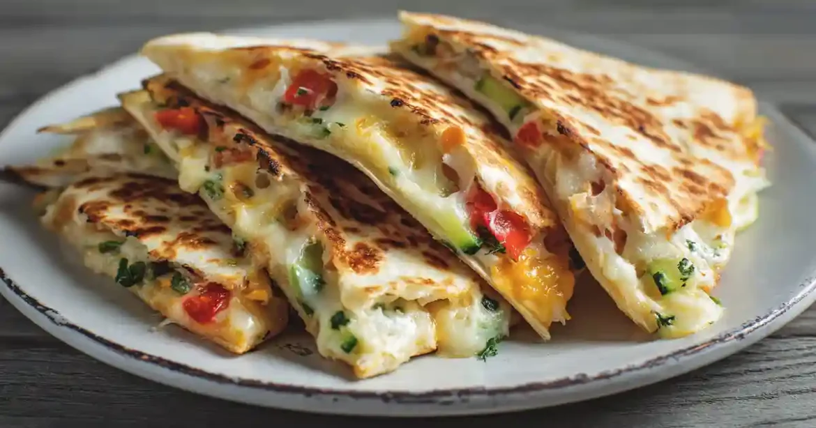 Quesadillas aux légumes au Airfryer Quesadillas Aux Légumes D'été Au Airfryer