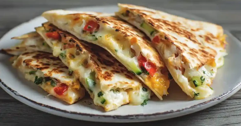 Quesadillas Aux Légumes D'été Au Airfryer