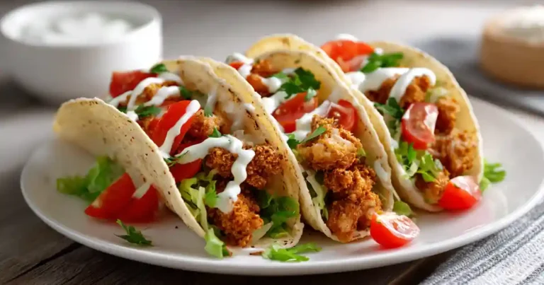 Tacos de poulet croustillant au Airfryer Tacos De Poulet Croustillant Au Airfryer