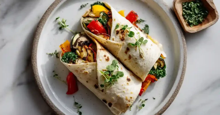 Wraps Veggie De Printemps Au Airfryer