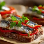 Bruschetta Aux Sardines Au Airfryer