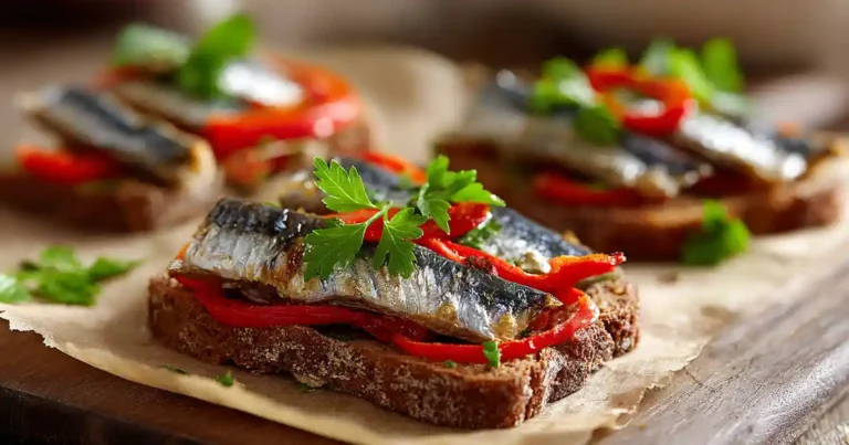 Bruschetta Aux Sardines Au Airfryer