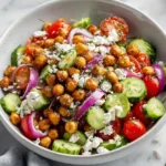 Salade De Pois Chiches Rôtis Au Airfryer