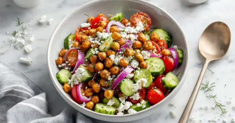Salade De Pois Chiches Rôtis Au Airfryer