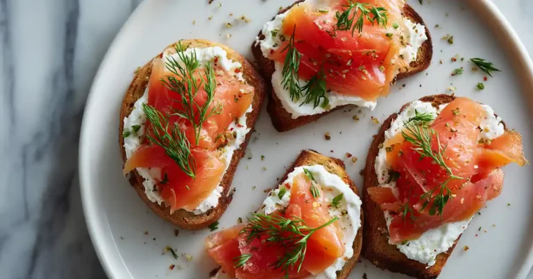 Bruschetta saumon au Airfryer Bruschetta Saumon Au Airfryer