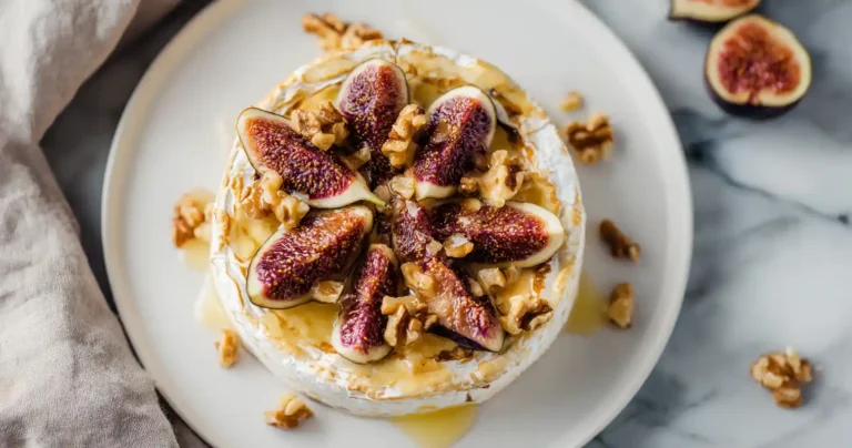 Camembert farci aux figues et noix au Airfryer