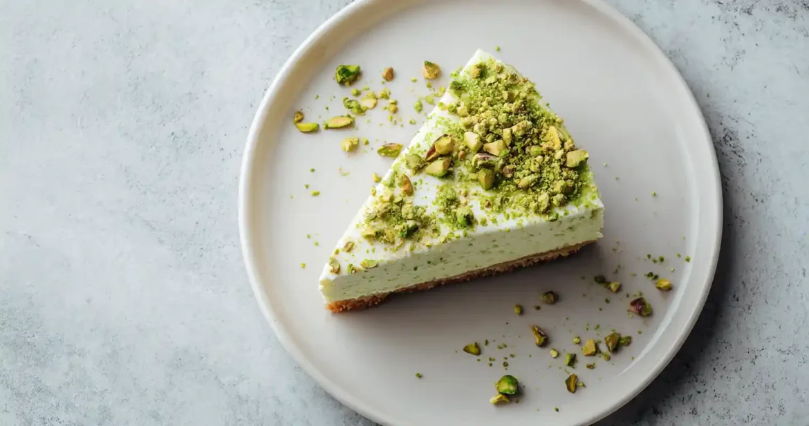 Cheesecake pistache au Airfryer Cheesecake Pistache Airfryer
