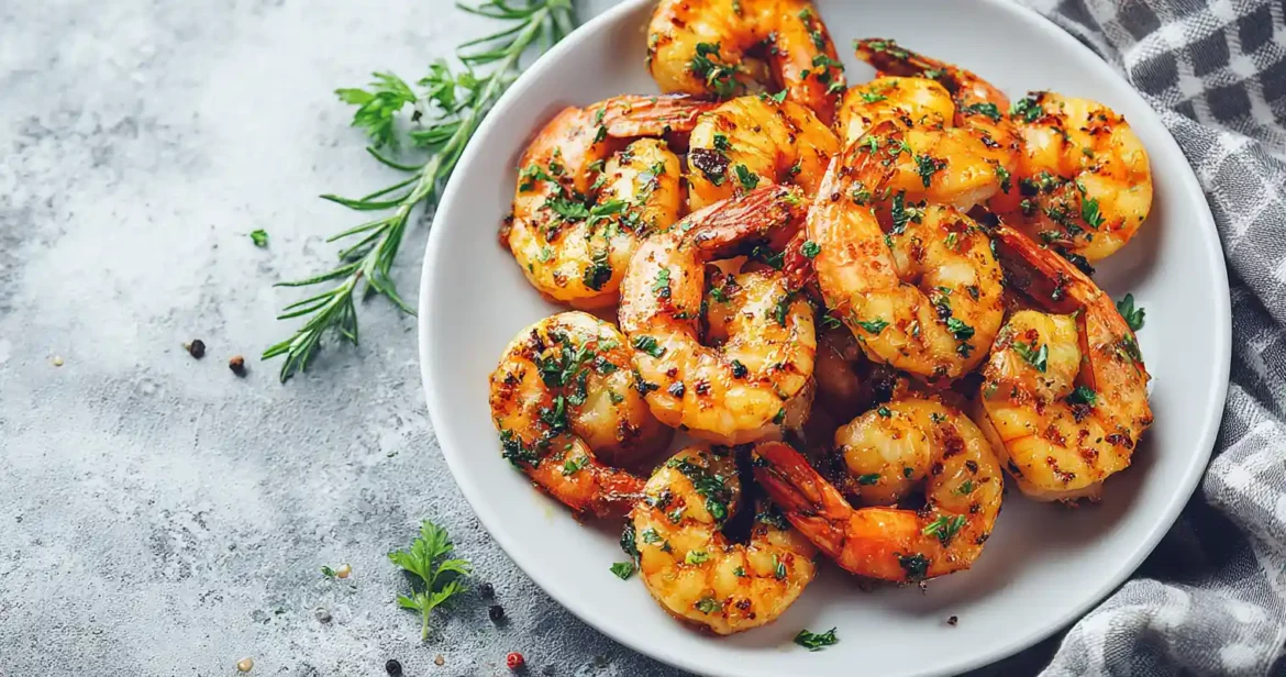 Crevettes Marinees Ail Airfryer