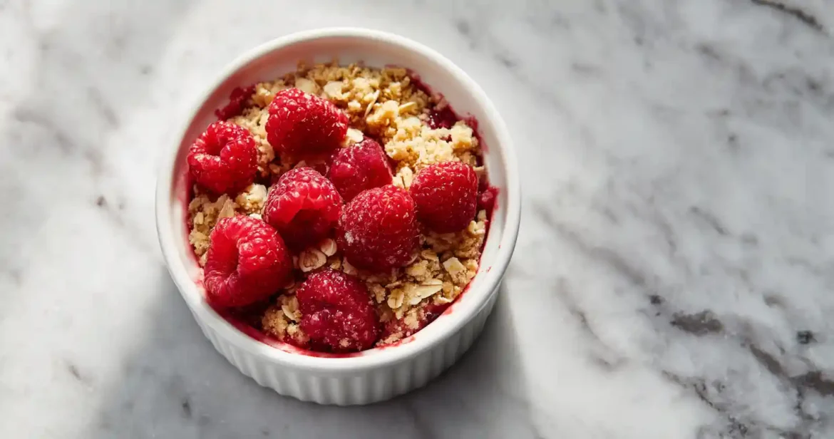 Crumble Healthy Aux Fruits Rouges Au Airfryer