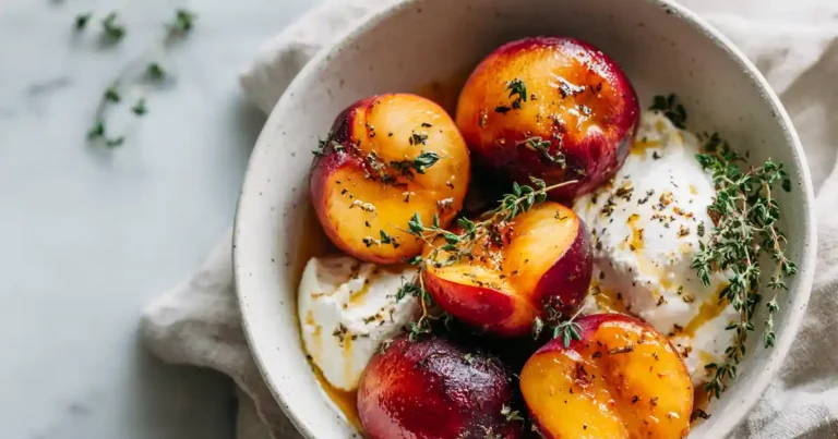 Nectarines Rôties Au Airfryer