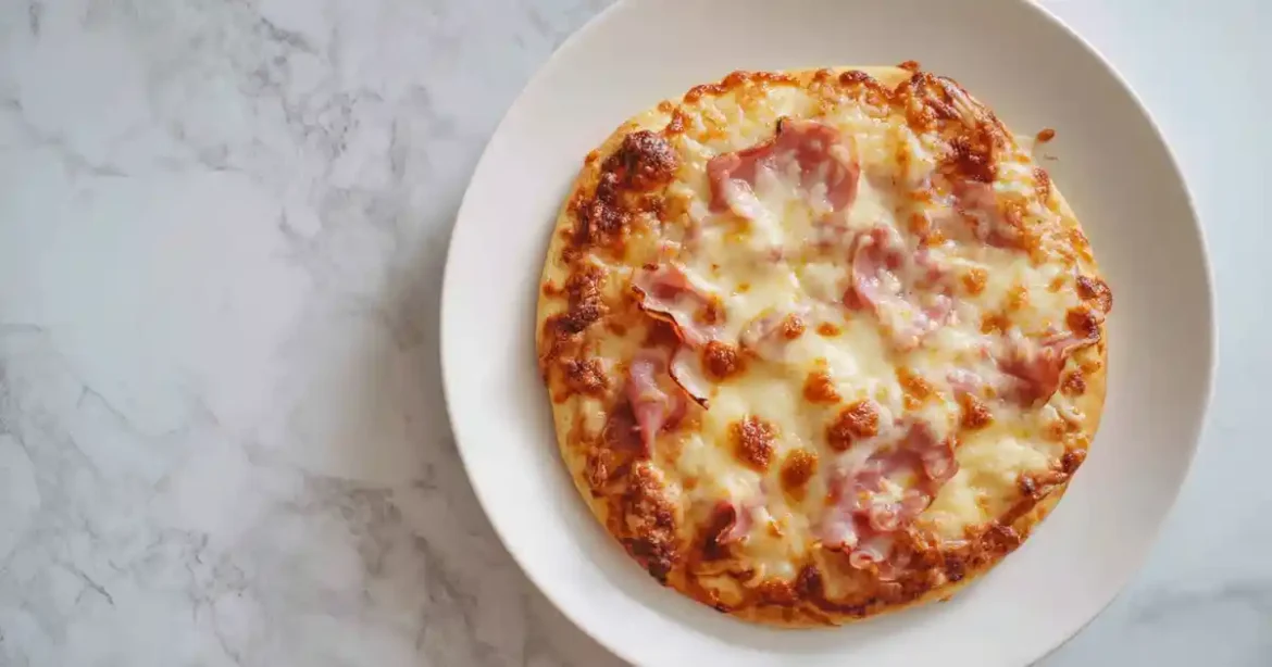 Pizza jambon mozzarella au Airfryer Pizza Jambon Mozzarella Au Airfryer