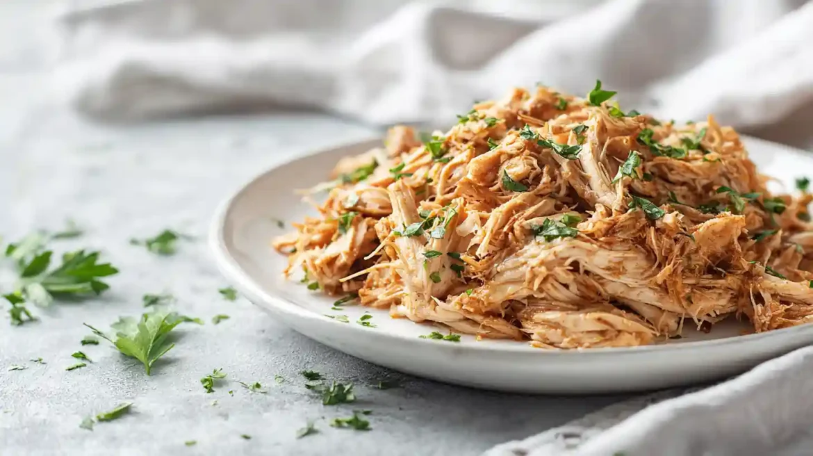 Poulet effiloché au Airfryer Poulet Effiloche Airfryer