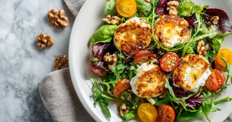 Salade de chèvre croustillant au Airfryer Salade Chevre Croustillant Airfryer