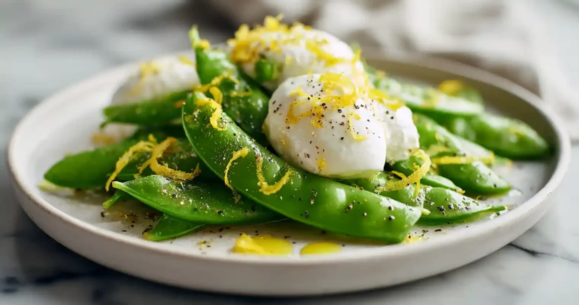 Salade De Pois Gourmands Au Airfryer